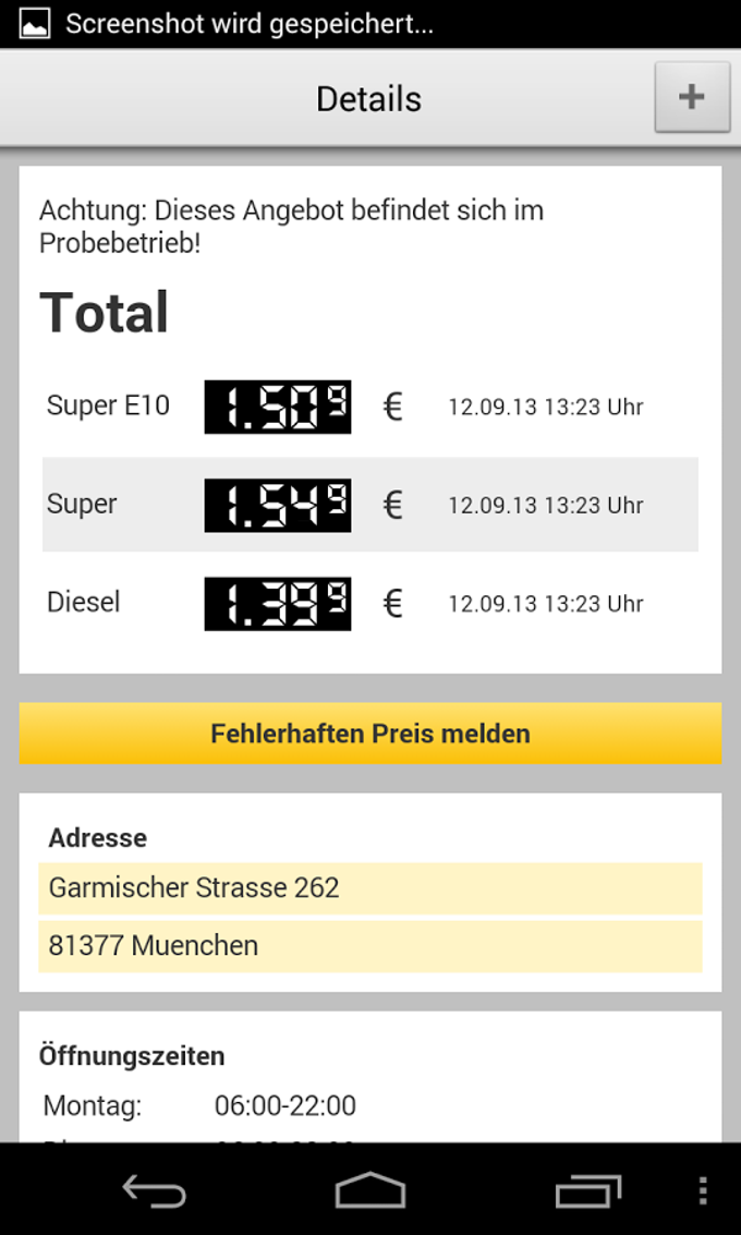ADAC Spritpreise ADAC Spritpreise