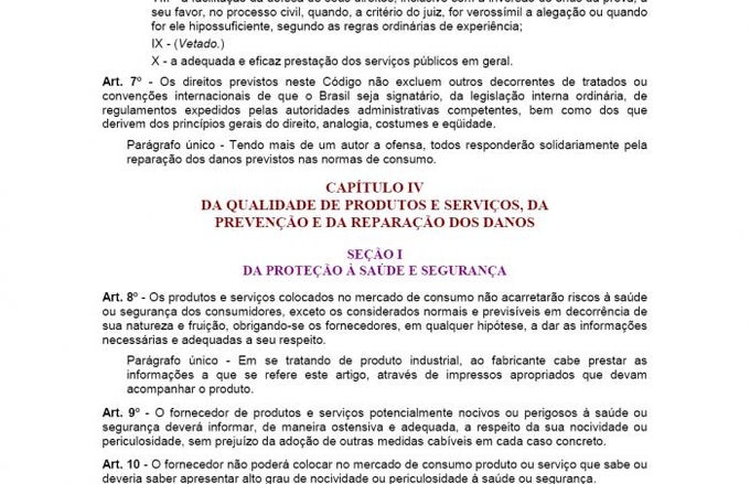 Código de Defesa do Consumidor