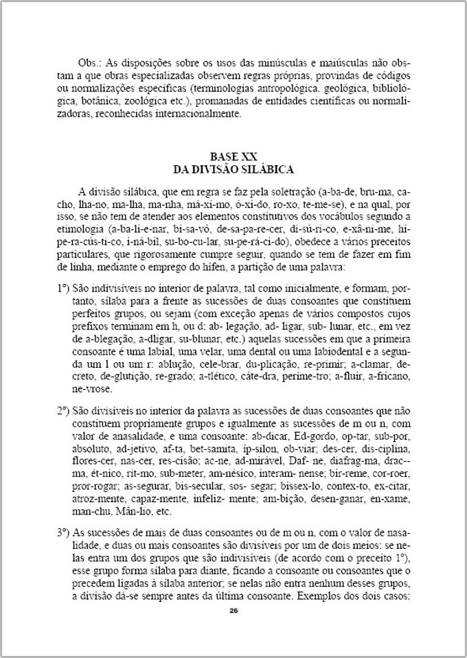 Acordo Ortográfico da Língua Portuguesa Acordo Ortográfico da Língua Portuguesa