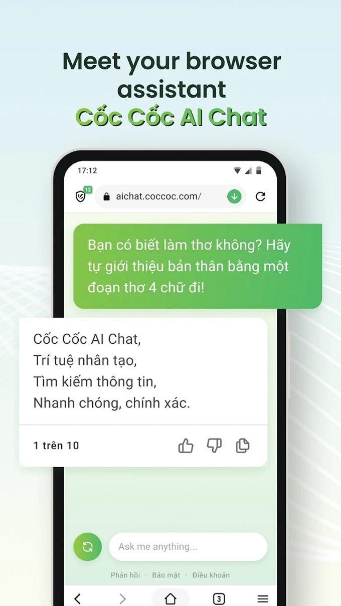 Cốc Cốc Browser - Browse web fast secured APK для Android — Скачать