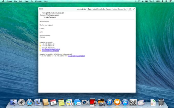 winmail.dat file viewer for mac
