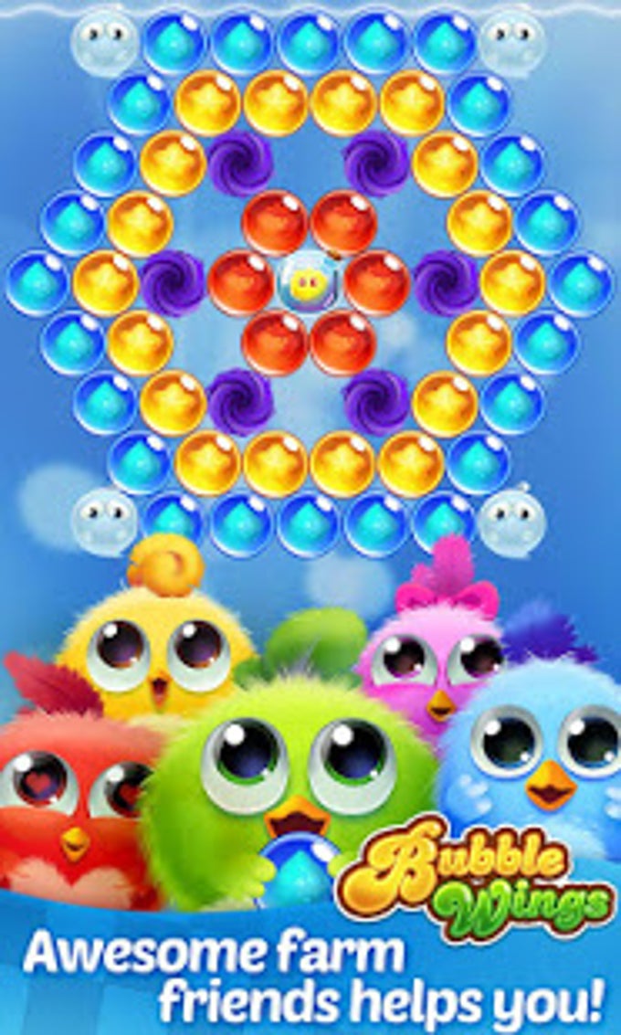 Bubble Wings: offline bubble shooter games