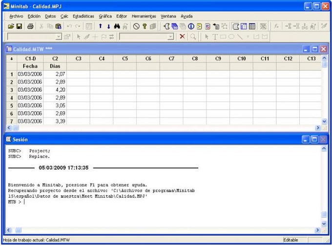 Назначение и возможности minitab for windows