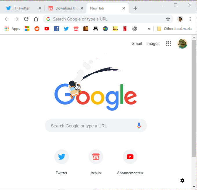 Como mudar o cursor do mouse no Google Chrome 