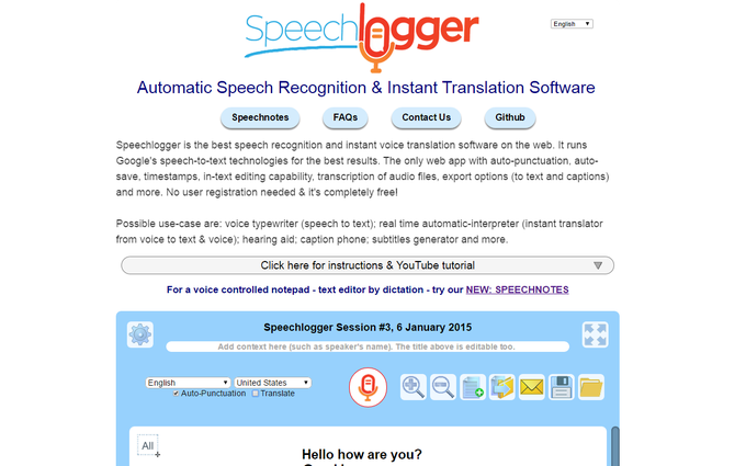 Speechlogger Speechlogger