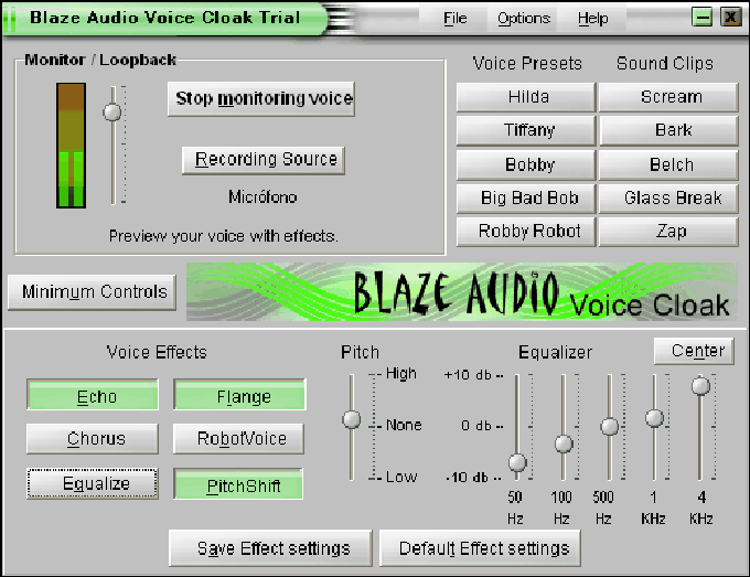 Blaze Audio Voice Cloak Blaze Audio Voice Cloak