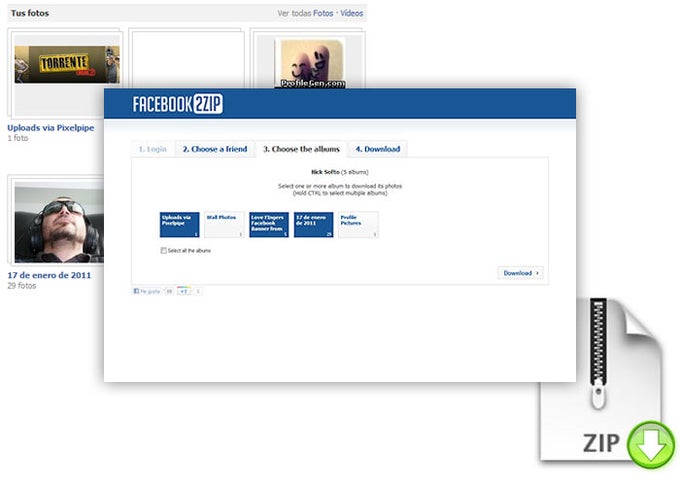 Facebook 2 ZIP Facebook 2 ZIP