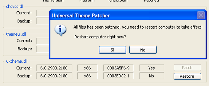 Universal Theme Patcher Universal Theme Patcher
