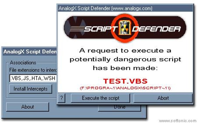 AnalogX Script Defender AnalogX Script Defender