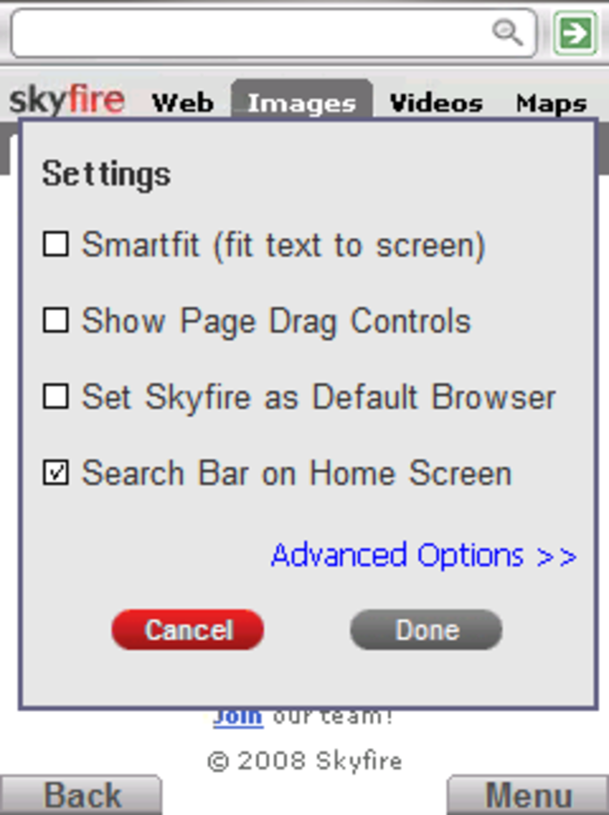 Skyfire para Symbian - Descargar