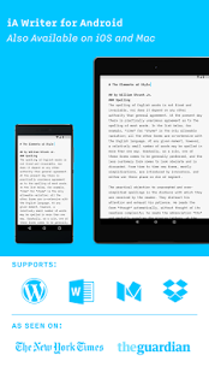 iA Writer: Note, write, edit. iA Writer: Note, write, edit.
