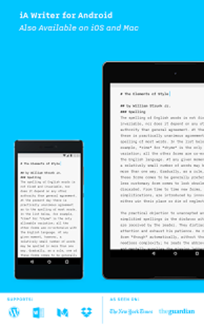 iA Writer: Note, write, edit. iA Writer: Note, write, edit.