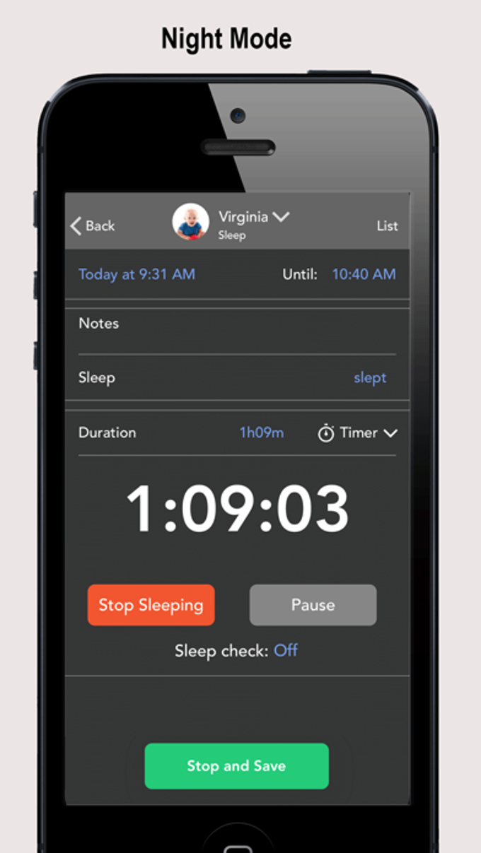 Baby Connect Activity Log