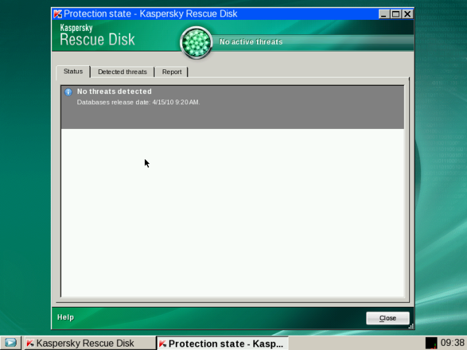 kaspersky rescue disk reset windows password