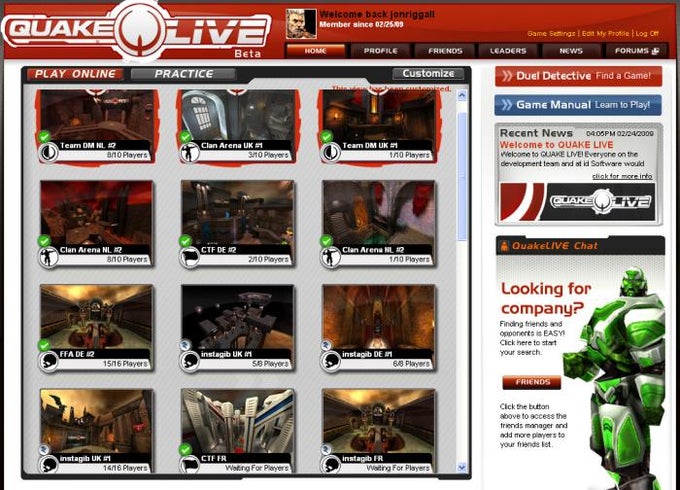Quake Live Quake Live