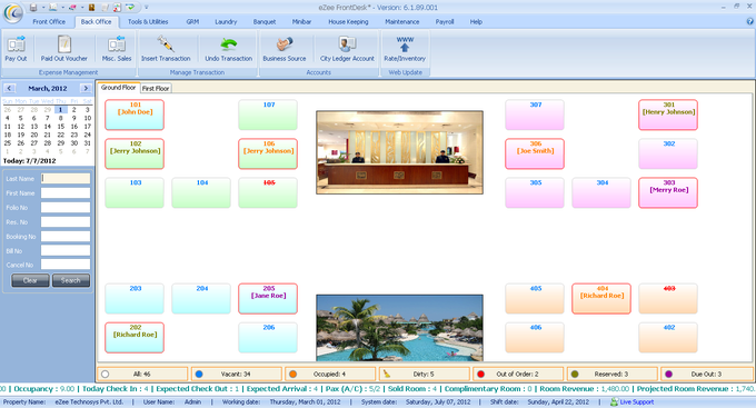eZee FrontDesk - Hotel Management System eZee FrontDesk - Hotel Management System