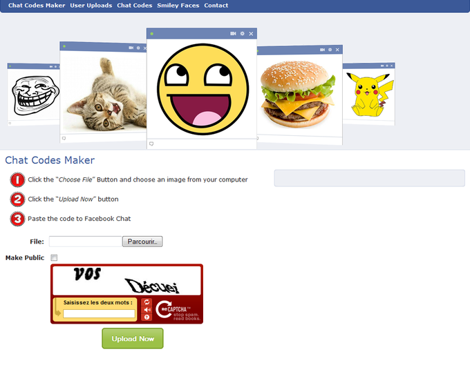 Facebook Chat Codes Maker Facebook Chat Codes Maker