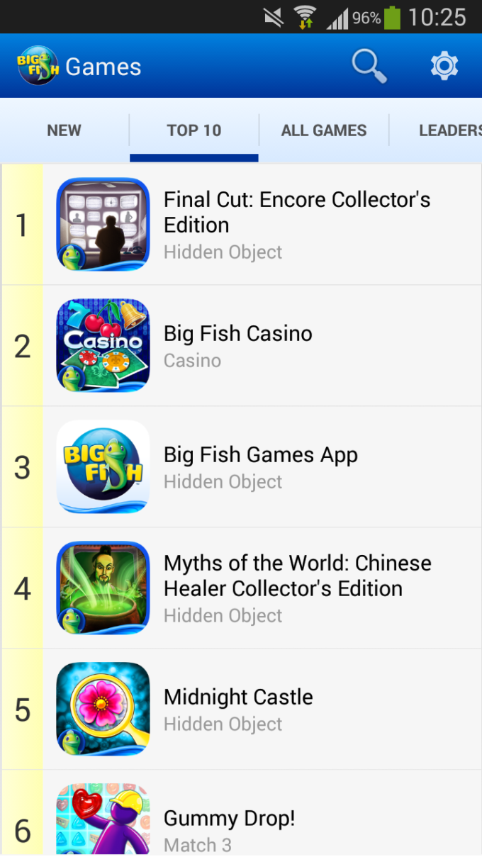 big fish games app android