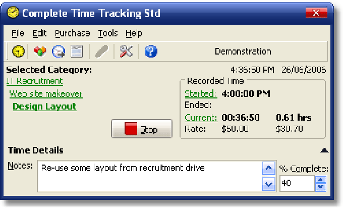 Complete Time Tracking Software - Download