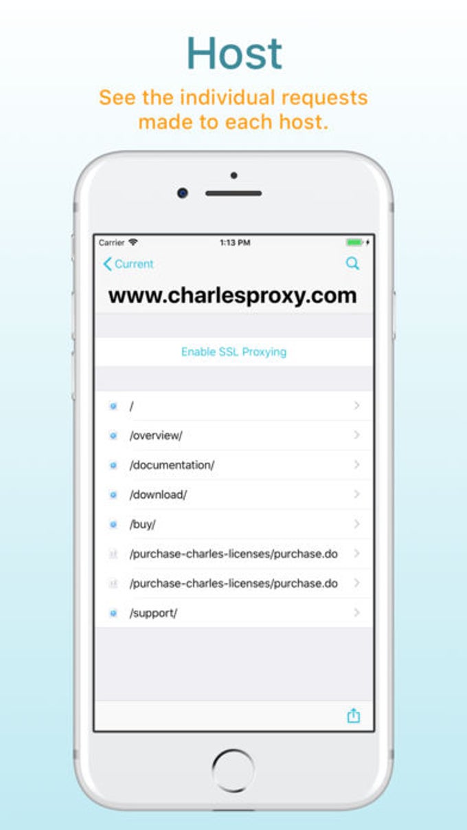 Charles Proxy для iPhone — Скачать