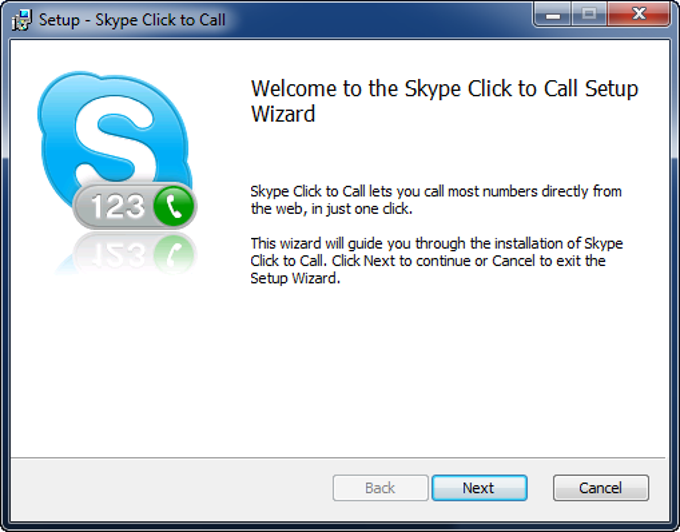 Clic para Llamar con Skype Descargar