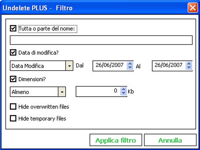 Undelete Plus Undelete Plus