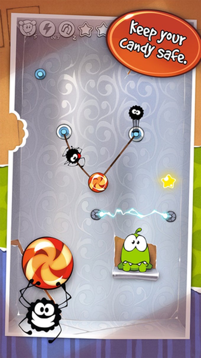 Прохождение cut the rope космическая коробка