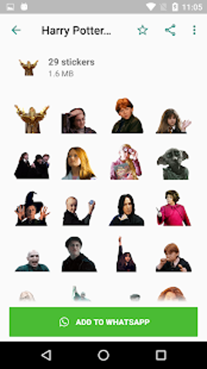  Harry  Potter  Stickers WhatsApp  WAStickerApps para Android 