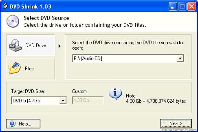 DVD Shrink DVD Shrink