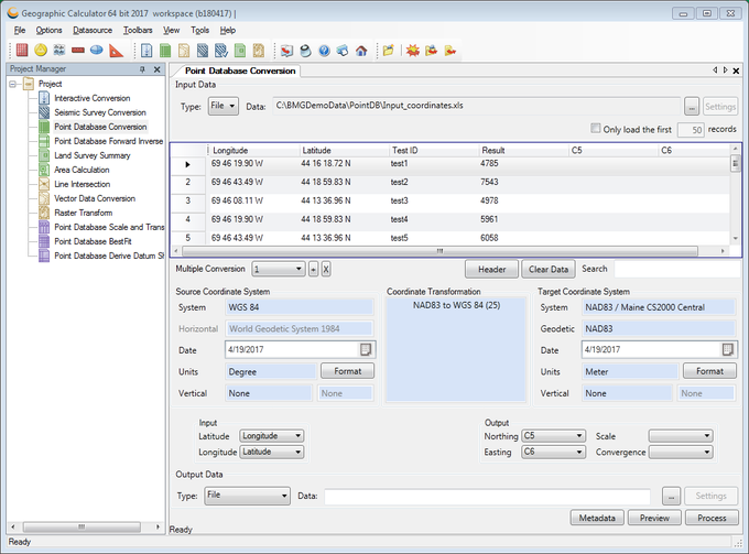 Geographic Calculator Geographic Calculator