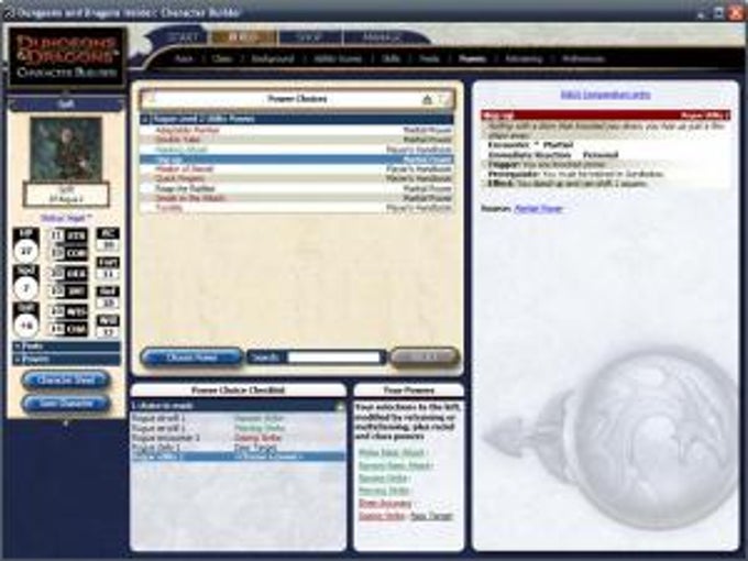 D&D Character Builder D&D Character Builder