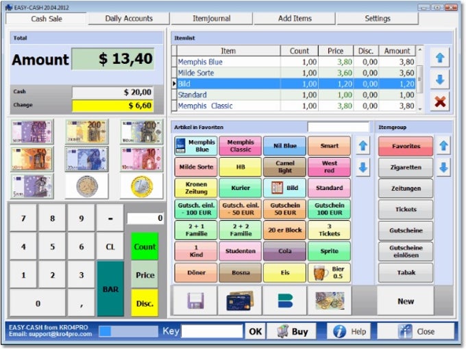 EASYCASH Point of Sale Software EASYCASH Point of Sale Software