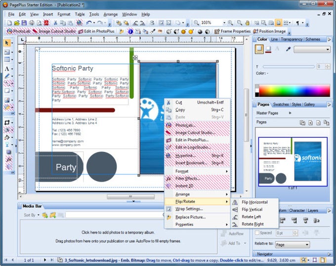 Serif PagePlus Starter Edition 2.0.2 - Download