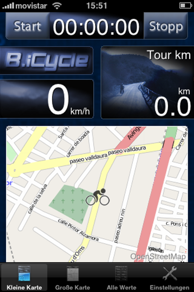 B.iCycle - GPS Fahrradcomputer B.iCycle - GPS Fahrradcomputer