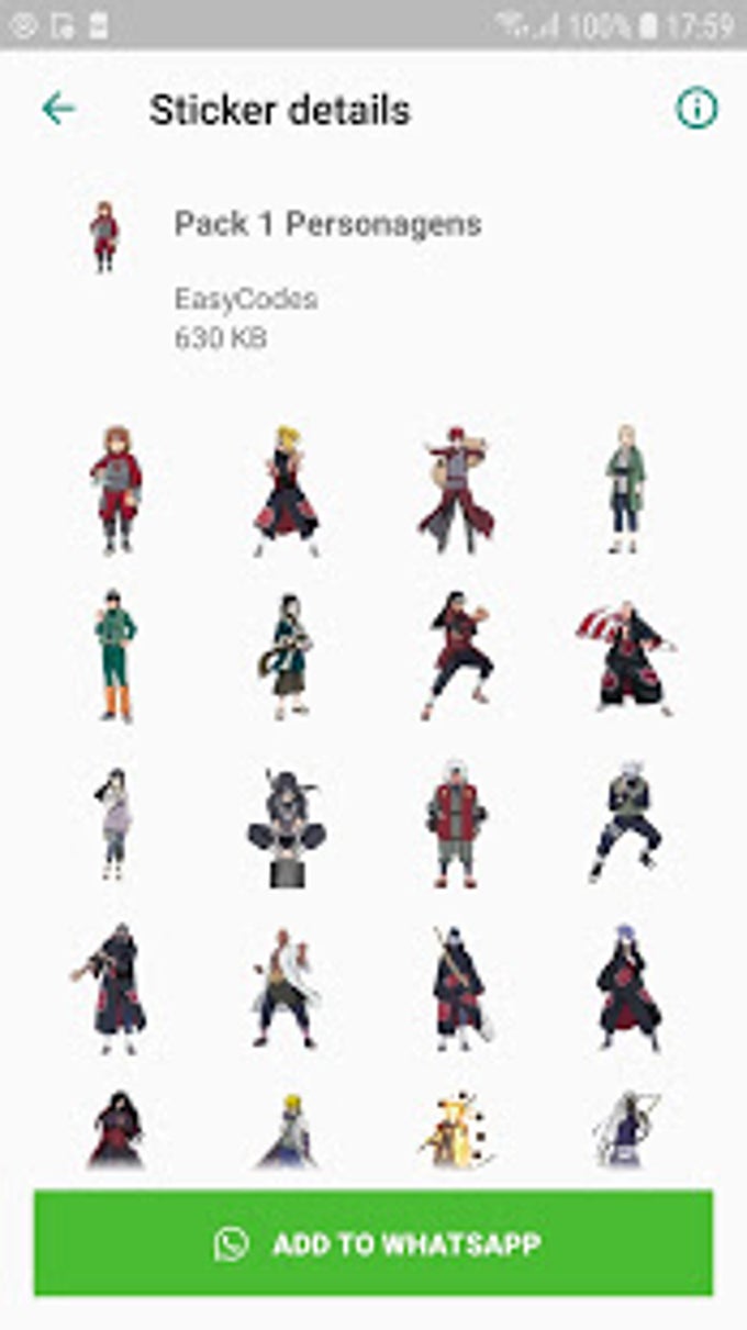  Stickers  Naruto  for WhatsApp  APK para Android Descargar