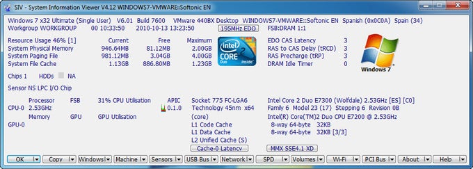 System Information Viewer System Information Viewer