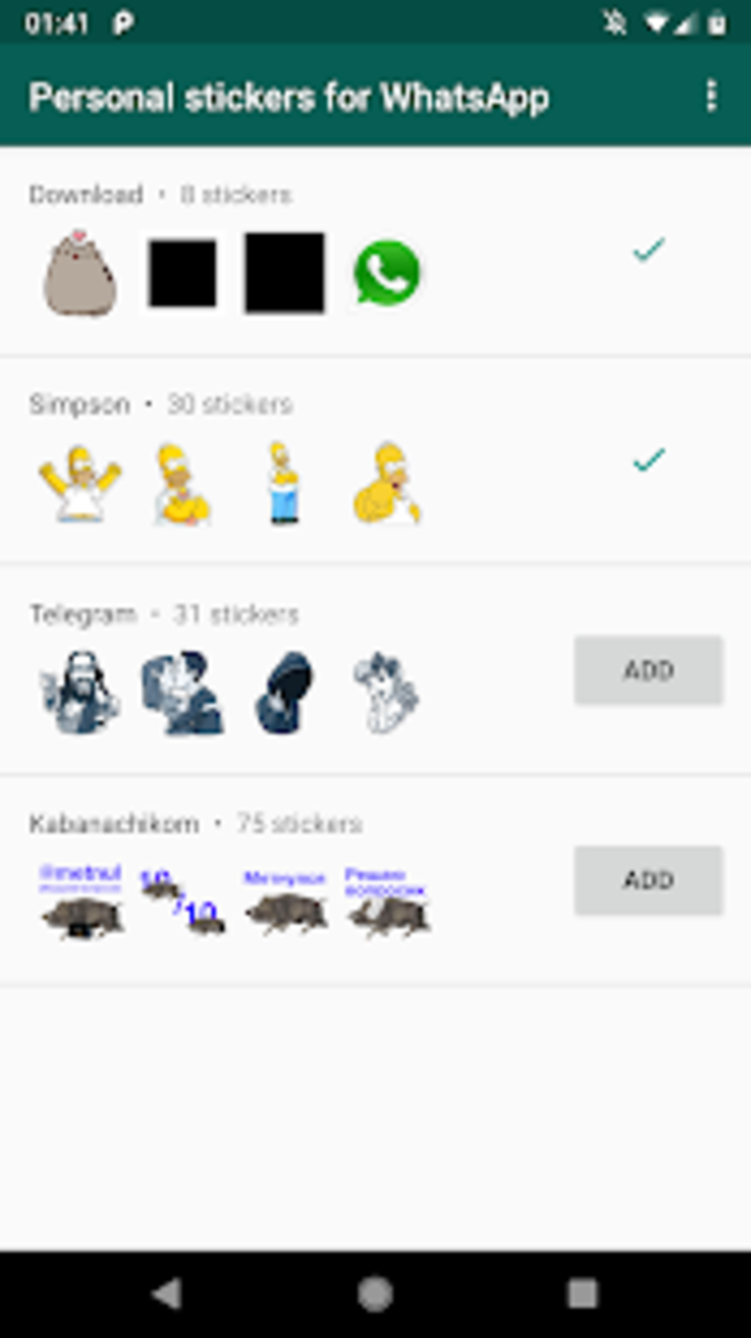 Personal stickers for WhatsApp for Android - Download