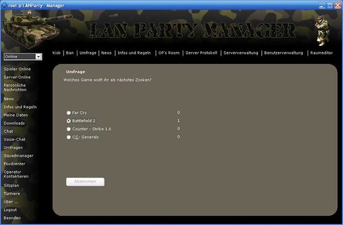 LAN Party Manager LAN Party Manager