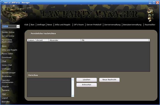 LAN Party Manager LAN Party Manager