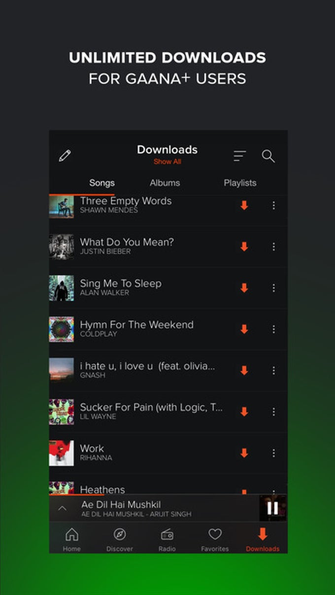 Gaana - Hindi, English and Regional Songs & Radio Gaana - Hindi, English and Regional Songs & Radio