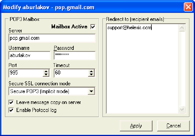 Mail Redirect Mail Redirect