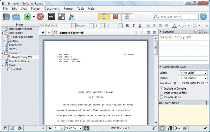 Scrivener Scrivener