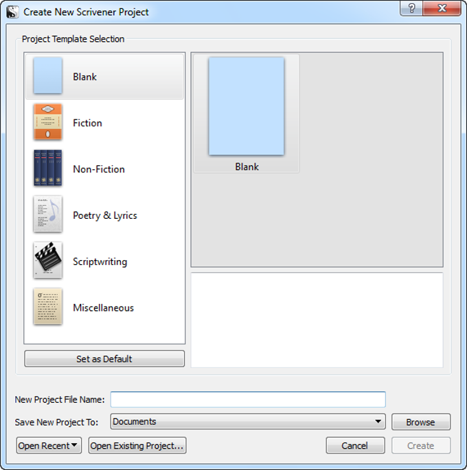 Scrivener Scrivener