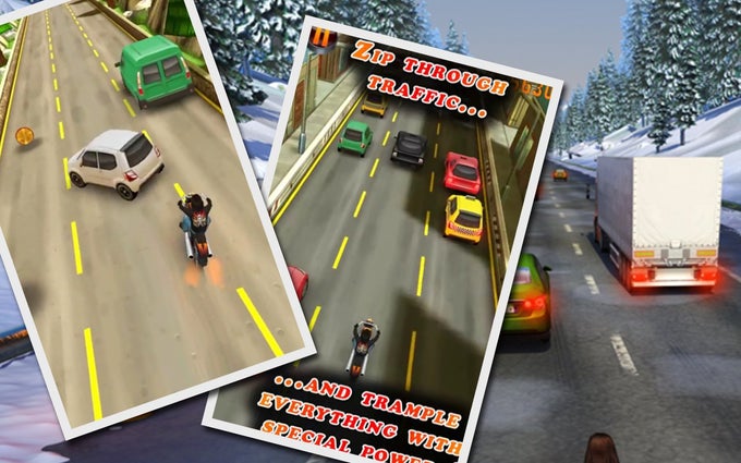 Highway Motorbike Rider Highway Motorbike Rider