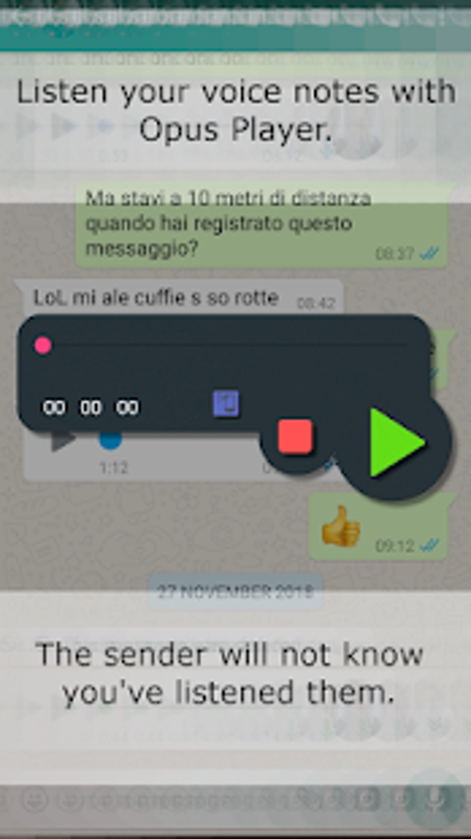 Opus Player - WhatsApp Audio Search and Organize APK для Android — Скачать