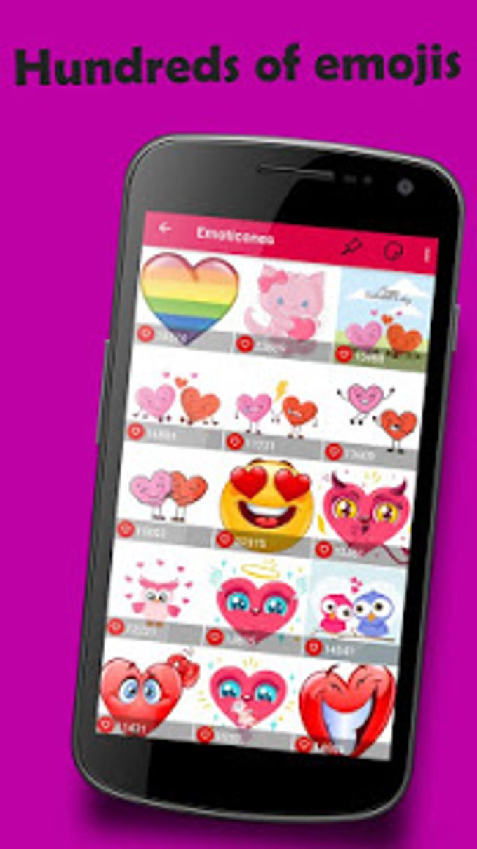 Love emoticons and stickers for whatsapp