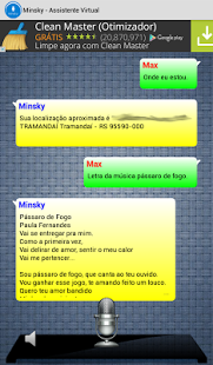 Minsky - Assistente Virtual Minsky - Assistente Virtual