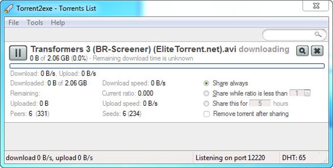 Torrent2exe Torrent2exe
