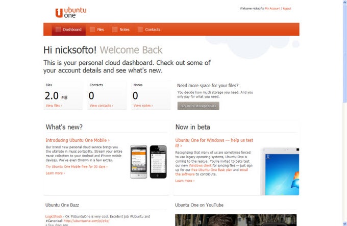 Ubuntu One Ubuntu One