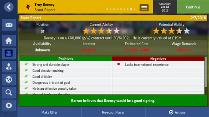 Football Manager Mobile 2017 Football Manager Mobile 2017